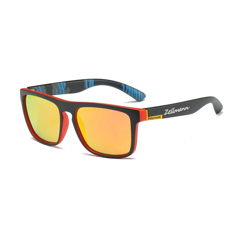 orange color Polarized Glass Lens - Ideal for Cycling Enthusiasts, Unisex
