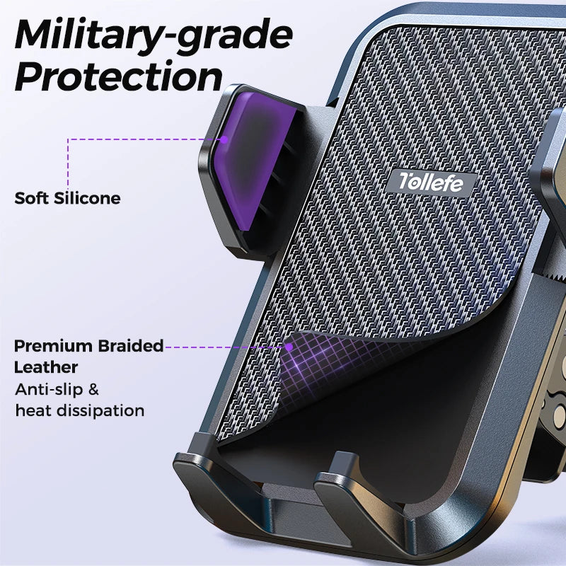 Military-Grade Protection Car Phone Holder