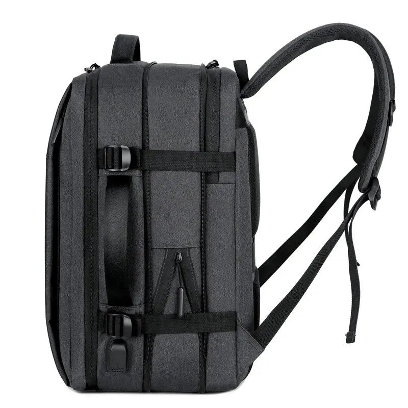Executive Expandable Backpack - Classic Style for Business, School, and Travel