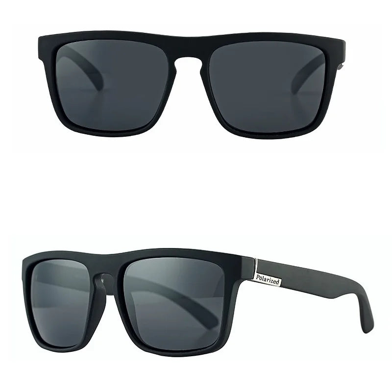 Square Vintage Polarized Sunglasses - Unisex Designer Eyewear