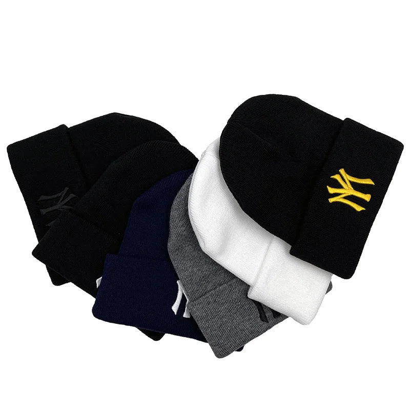 Embroidered Beanie Hats for Men & Women