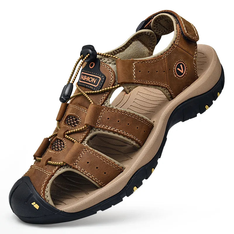 Mens Genuine Roman Sandals - Perfect for Summer Adventures!